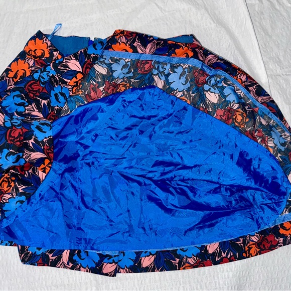 Floral Print Women's Skirt - Multicolor - Picture 4 of 5